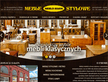 Tablet Screenshot of meblomark.elblag.pl