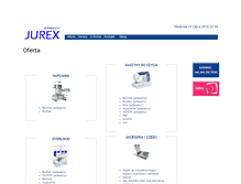 Tablet Screenshot of jurex.elblag.pl