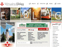 Tablet Screenshot of elblag.pl