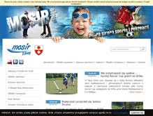 Tablet Screenshot of mosir.elblag.eu