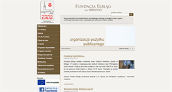 Desktop Screenshot of fundacja.elblag.pl