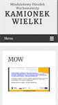Mobile Screenshot of mowkamionekwielki.elblag.edu.pl