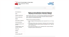 Desktop Screenshot of bip.mosir.elblag.eu