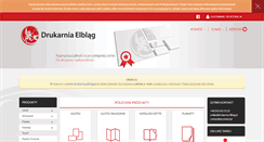Desktop Screenshot of drukarnia.elblag.pl