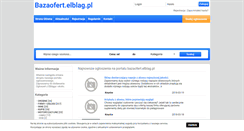 Desktop Screenshot of bazaofert.elblag.pl