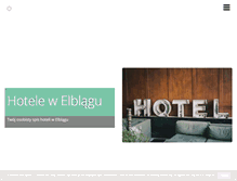 Tablet Screenshot of hotele.elblag.pl