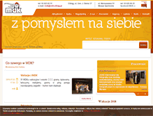Tablet Screenshot of mdk.elblag.pl