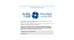 Desktop Screenshot of iis.pwsz.elblag.pl